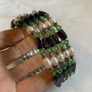 36” Adjustable Hematite Magnetic Strand Bracelet/Necklace Grounding Healing